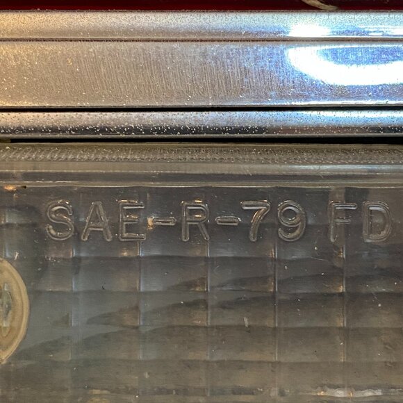 1979 Ford LTD Tail Light Housing Quarter Panel Extension LH Drivers Side Rear - Picture 5 of 6